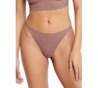 Sloggi Womens ZERO Feel Bliss String Thong - Pink polyamide - Size Medium
