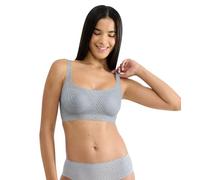 Sloggi Women's Zero Feel Bliss Top T-Shirt Bra, Chrome, L