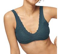 Sloggi Women's Zero Feel Lace 2.0 Bralette Bralet, Opaque, Secret Lagoon, S
