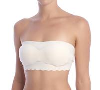 Sloggi Women's Zero Feel Lace Bandeau Top, White (Angora 6308), S UK