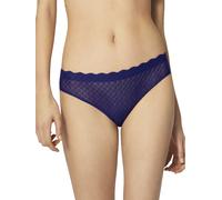 sloggi Women's Zero Feel Lace Brazil Panty Briefs, Blue Ink, X-Large