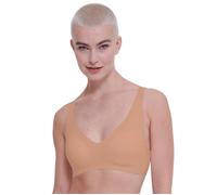 Sloggi Womens Zero Feel Soft Bra - Brown Polyamide - Size Large