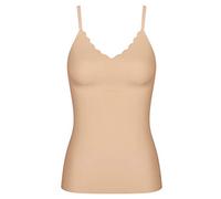 Sloggi Women's Zero Feel Wavy Bra Shirt, PEANUT BUTTER, XS