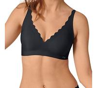 Sloggi Women's Zero Feel Wavy Bralette Bra, Black, XS