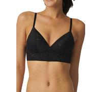Sloggi Womens ZERO Lace 2.0 Longline Bra - Black Cotton - Size X-Large