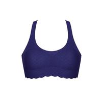Sloggi Women's Zero Lace Feel Racerback Top in Blue | Size: 14 Sloggi Blue 14