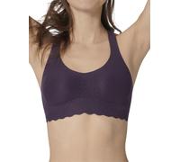 Sloggi Womens Zero Lace Feel Racerback Top - Purple Elastane - Size Small