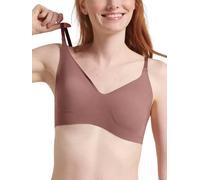 Sloggi Womens ZERO Microfibre 2.0 Bralette - Brown Polyamide - Size Large