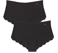Sloggi Women's ZERO Microfibre 2.0 H Short 2P Briefs, BLACK, M