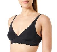 Sloggi Women's Zero Microfibre 2.0 H Soft Bra Bra Molded, Black, M