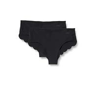 Sloggi Women's ZERO Modal 2.0 H Hipster 2P Briefs, BLACK, S