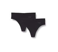 Sloggi Thong ZERO Modal Hipstring 2 Pack Black X-Small