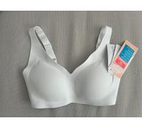 Sloggi Women's ZERO Feel 2.0 Soft Bra - Non-wired, Seamless Polyamide - White, Size Small