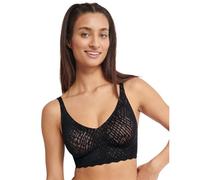 Sloggi Bralette ZERO Feel Bliss - Padded Non-Wired - Black Polyamide Size Large