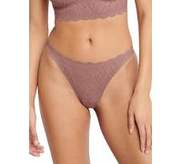 Sloggi Women's Thong ZERO Feel Bliss - Polyamide - Pink - Size Small