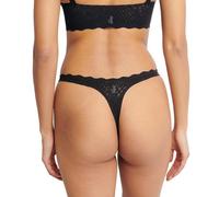 Sloggi Womens Black Zero Feel Bliss Lace Thong M