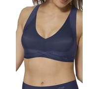Sloggi Women's Zero Feel N Ex Bra, Blue Ink, S