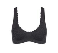 Sloggi Women's Zero Feel Lace 2.0 Bralette Bustier, Black, S
