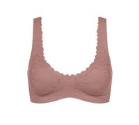 Sloggi Women's Zero Feel Lace 2.0 Bralette Bustier, Cacao, L