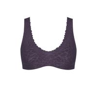 Sloggi Women's Zero Feel Lace 2.0 Bralette Bustier, Blueberry, XL