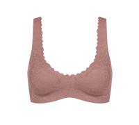 Sloggi Women's Zero Feel Lace 2.0 Bralette Bustier, Cacao, M