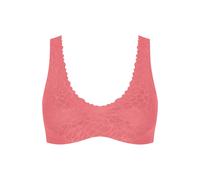 Sloggi Women's Zero Feel Lace 2.0 Bralette Bustier, Desert Rose, M