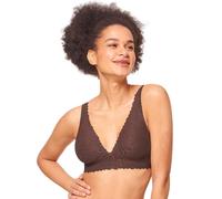 Sloggi Zero Feel Lace 2.0 Bralette Top - Ebony Brown - XS - 8