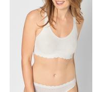 Sloggi Zero Feel Lace Bra Top Lightly Padded Racerback Crop Top 10201958