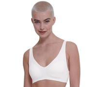 Sloggi Womens ZERO Feel 2.0 Soft bra - White Polyamide - Size Medium
