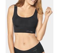 Sloggi Women's Sports Bra ZERO FEEL – Seamless, Wire-Free, Padded – Black EU L
