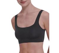 Sloggi Women's Bra Top Zero Feel 2.0 Seamless Non-Wired Black XXL UK