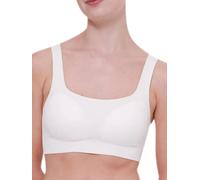 Sloggi Bra Top Zero Feel 2.0 Seamless Non-Wired Silk White XXL UK