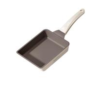 SLONUVLND Japanese Omelette Pan,Black Rectangle Egg Roll Pan with handle