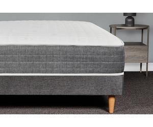 Sloomy 4Ft Premium Active Hybrid 25 Cm Deep Bonnell Sprung Memory Line Quilted Roll Mattress - Small Double