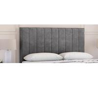 Sloomy 5Ft Kansas Divan Bed Base Steel Plush ,4 Drawers & 26" Struts Headboard - King