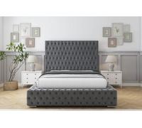 Sloomy Ambassador Armour Coniston Bed Frame With 50" Upholstered Headboard 6' Super King