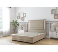 Sloomy Ashford Coniston Divan Base 4 Drawers - 54" Headboard & 12" Footboard in Cream | Size: Small Double Sloomy Cream Small Double