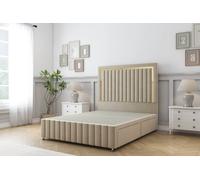 Sloomy Boston Gold Coniston Divan Base 4 Drawers - 26" Headboard- Footboard in Cream | Size: Small Double Sloomy Cream Small Double