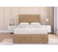 Sloomy Cambridge Dumfries Divan Base 2 Drawers-54" Headboard & 12" Footboard in Light Brown | Size: Single Sloomy Light Brown Single