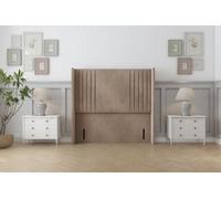 Sloomy Camden 54" Wingback Headboard Mink Naples 6' Super King