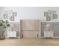 Sloomy Camden 54" Wingback Headboard Sand Naples 3' Single