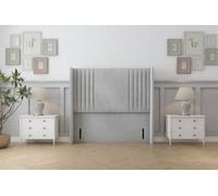 Sloomy Camden 54" Wingback Headboard Silver Naples 5' King
