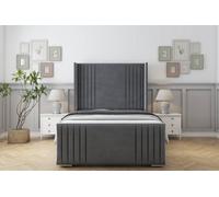 Sloomy Camden Armour Coniston Bed Frame With 50" Upholstered Wingback Headboard 2'6 Small Single