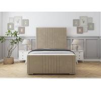 Sloomy Harrington Almond Coniston Bed Frame With 50" Upholstered Headboard 4'6 Double