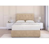 Sloomy Highbury Almond Coniston Divan Bed With Mattress 2 Drawers Foot-End With 26" Strutted Headboard 5' King