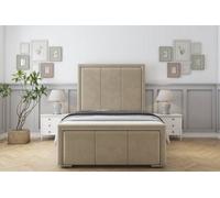 Sloomy Lancaster Almond Coniston Bed Frame With 50" Upholstered Headboard 3' Single