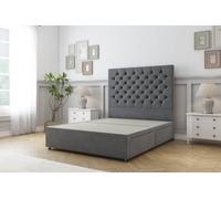 Sloomy Mayfair Armour Coniston Divan Bed Base 2 Drawers Same Side With 26" Strutted Headboard 5' King