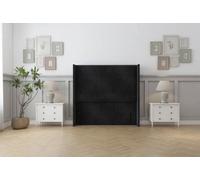 Sloomy Stratford 54" Wingback Headboard Black Naples 4' Small Double