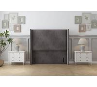 Sloomy Stratford 54" Wingback Headboard Slate Naples 2'6 Small Single