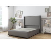 Sloomy Stratford Dumfries Divan Base 2 Drawers 54" Headboard & 12" Footboard in Light Grey | Size: Super King Sloomy Light Grey Super King